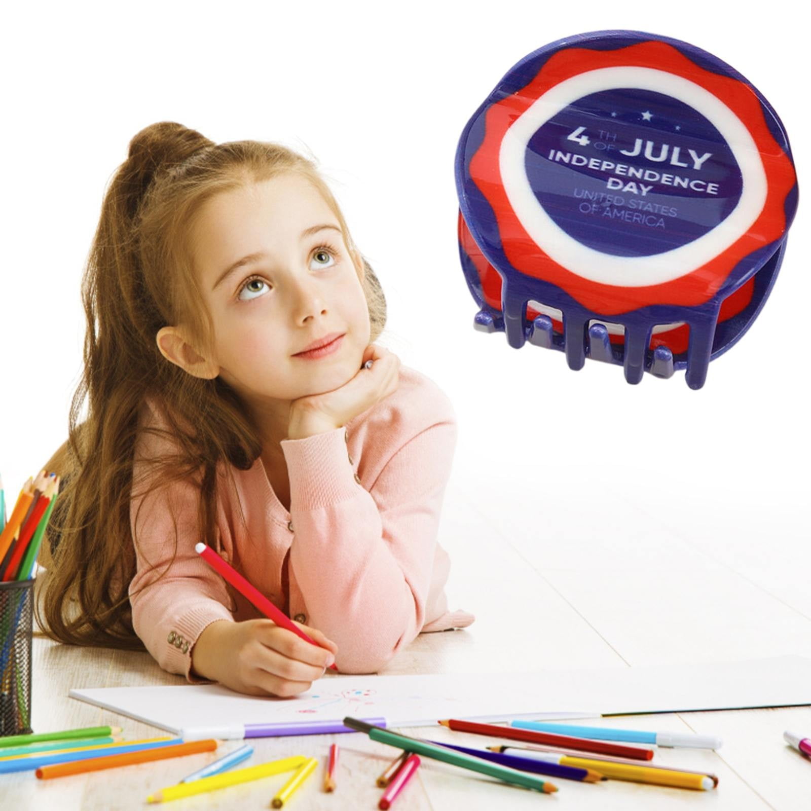 2025 Spring Sales! Barrettes, Independence Day Girls