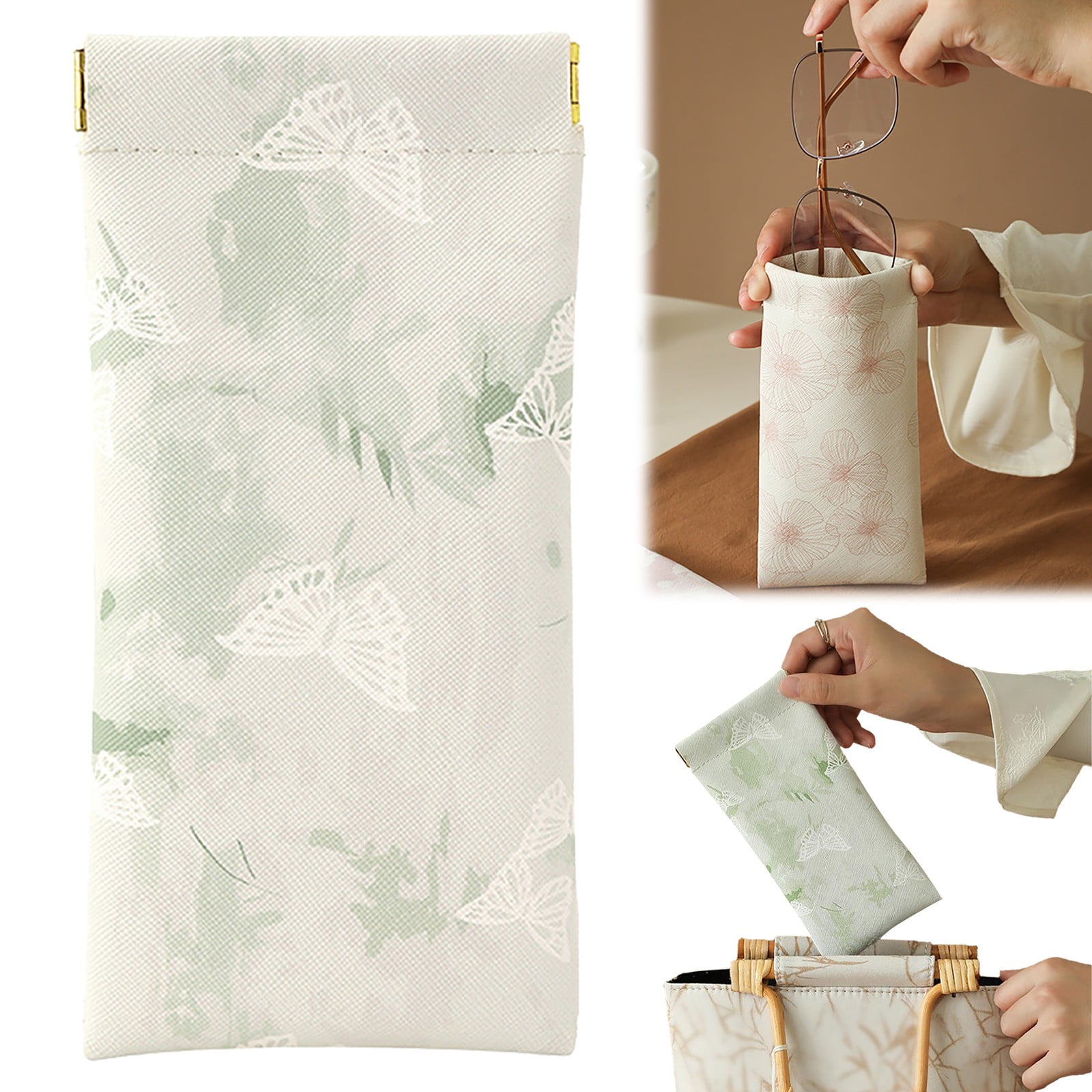 2025 Spring Sales! CosmeticBag, Sunglasses Case Case Butterfly