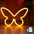 thumbnail image 1 of Neon Signs, LED Neon Night Light, USB/Battery Powered, Wall Sign Room Decor for Girls Bedroom, Romantic Colorful Lighting, Soft Flexible Silicon, Easy to Hang, for Parties Festivals Home, 1 of 3
