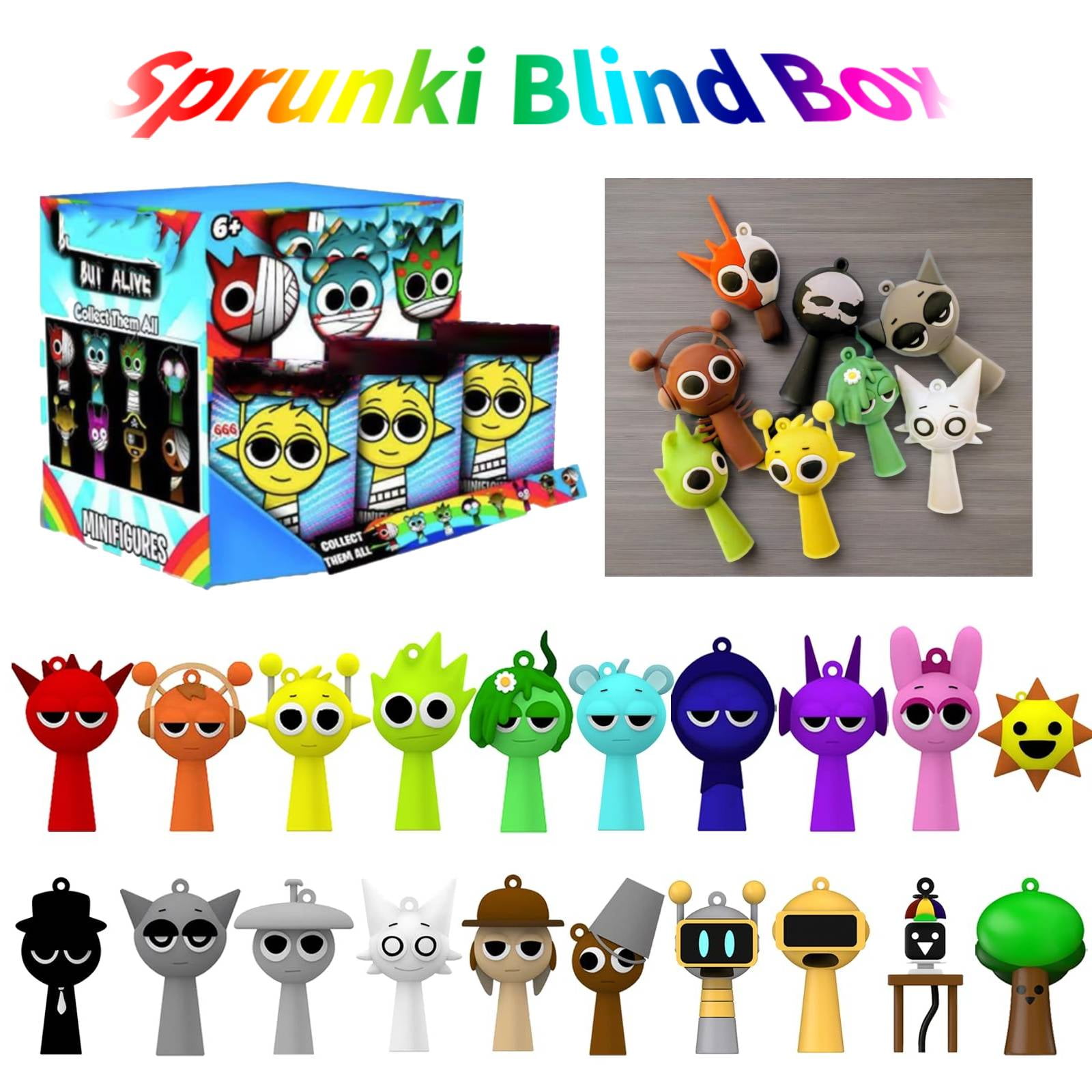 2025 Sprunki Blind Box Sprunki Mysteries Box Mr Fun Computer Blind Boxes Toys For Fans Gifts