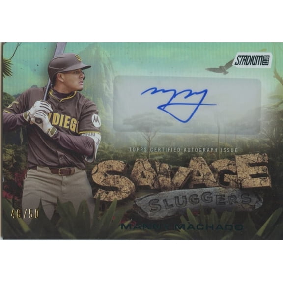 2025 Stadium Club Manny Machado Topps San Diego Padres MLB Baseball Trading Card