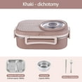thumbnail image 1 of 2025 Stainless Steel Lunch Box with Soup Bowl, Leak-Proof Compartmentalized Bento Box for Office/Gym, Camera Design Food Container with Anti-Slip Base, 1 of 3