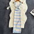 thumbnail image 1 of 2025 Stripe Summer Elastic Split Bodycon Dress Sexy Beach Vacation Sundress Women Casual Slim Pencil Vestidos Maxi Long Dress, 1 of 8