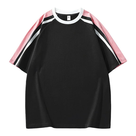 2025 Summer Men's Loose Fit Short Sleeve Tee Lightweight Skin-Friendly Crewneck for Gym & Travel