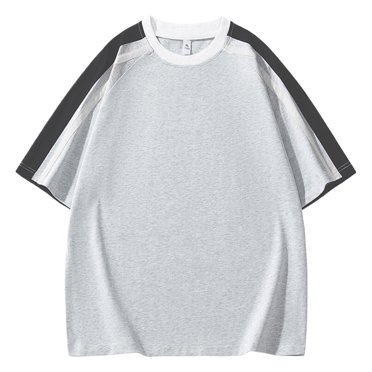 2025 Summer Men's Loose Fit Short Sleeve Tee Lightweight Skin-Friendly Crewneck for Gym & Travel