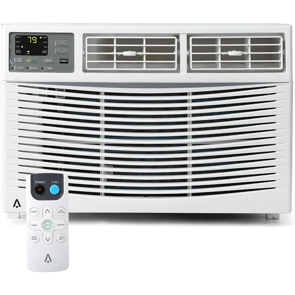 2025 Summer New 12000 BTU Window Air Conditioner with WiFi, 12K BTU Window AC Unit with Remote & App Control, Timer Function & Easy Install Kit, for Rooms Up to 550 Square Feet, 115V