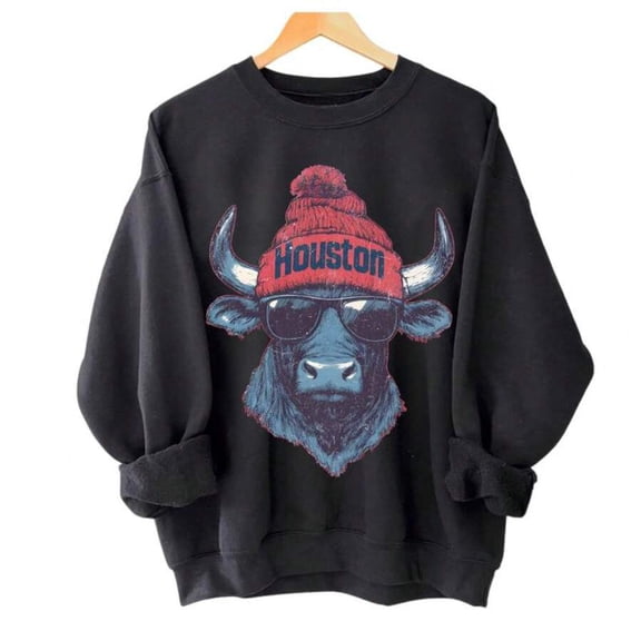 2025 Summer New Short Sleeve Pattern Top ,Vintage All Team Football Black Sweatshirt, Retro Mascot Football Fan Crewneck Sweater, Unisex Game Day Pullover Shirt, Football Gift For Men Women