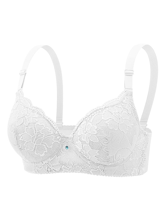 2025 Aofany Bras for Womens, Woman's Lace Comfortable Breathable Bra Underwear No Rims, 36C-46C