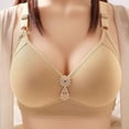 thumbnail image 1 of 2025 Summer! Bras for Womens, Ohufall New Large-sized And Thin Women's Bras Push up Underwear Without Steel Rings, 38B/C-46B/C, 1 of 6