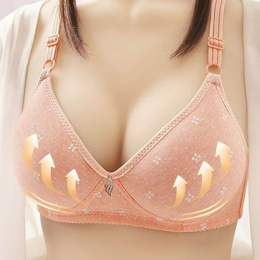 2025 Summer Savings! Bras for Womens,loopsun Ladies Traceless Comfortable No Steel Ring Breathable Gathering Bra Woman Underwear