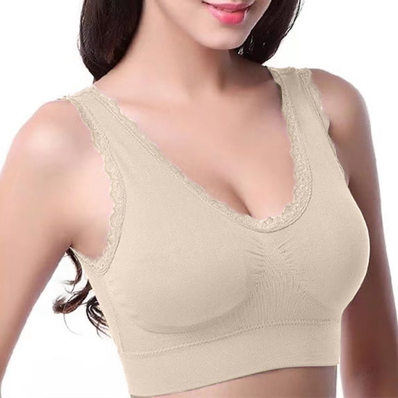 Bras for Womens,loopsun Woman's Lace Splicing Glossy Comfortable Breathable Bra Underwear No Rims