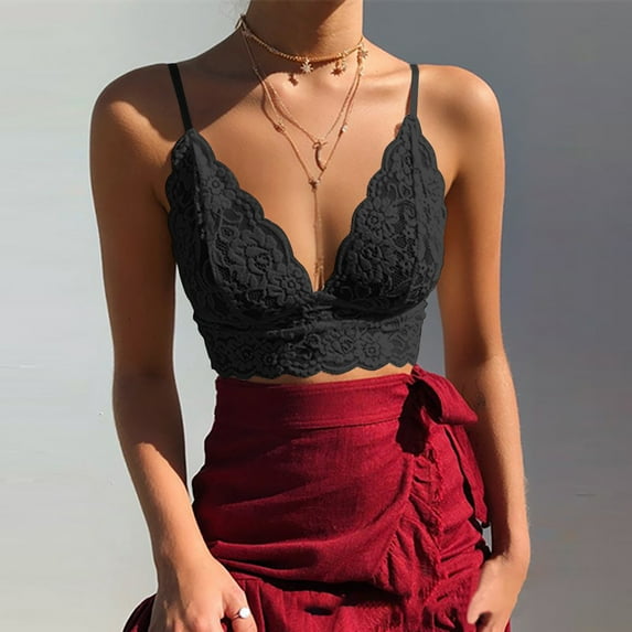 Bras for Womens,loopsun Women Bra Underwear Seamless Plus Size OnePiece Elastic Comfort Cotton Vest Bra Underwear