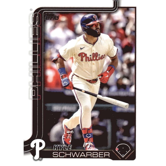 2025 TOPPS #141 KYLE SCHWARBER PHILADELPHIA PHILLIES