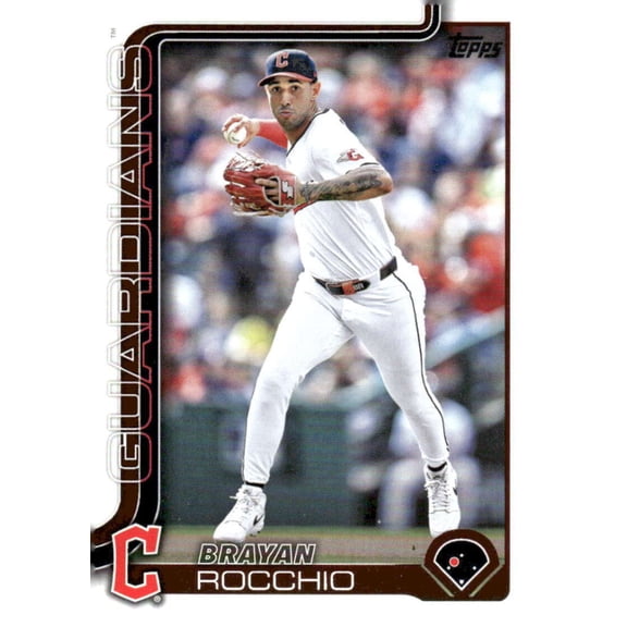 2025 TOPPS #194 BRAYAN ROCCHIO CLEVELAND GUARDIANS