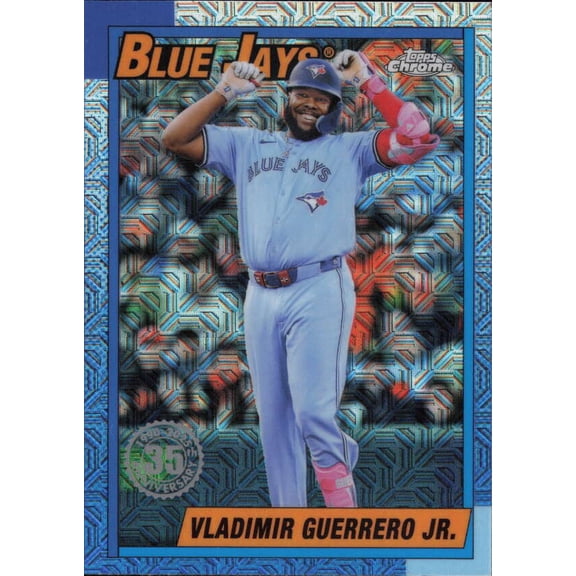 2025 TOPPS 1990 TOPPS SILVER PACK CHROME #T90C-30 VLADIMIR GUERRERO JR. TORONTO BLUE JAYS