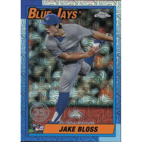 2025 TOPPS 1990 TOPPS SILVER PACK CHROME  #T90C-63 JAKE BLOSS TORONTO BLUE JAYS