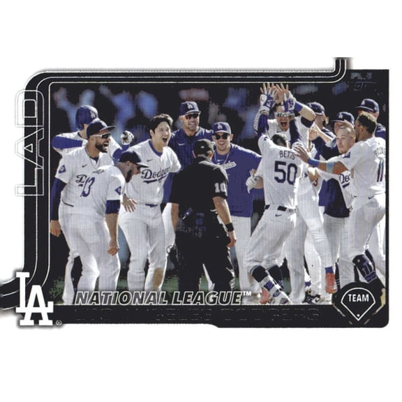 2025 TOPPS #302 LOS ANGELES DODGERS TEAM CARD SHOHEI OHTANI - MOOKIE BETTS