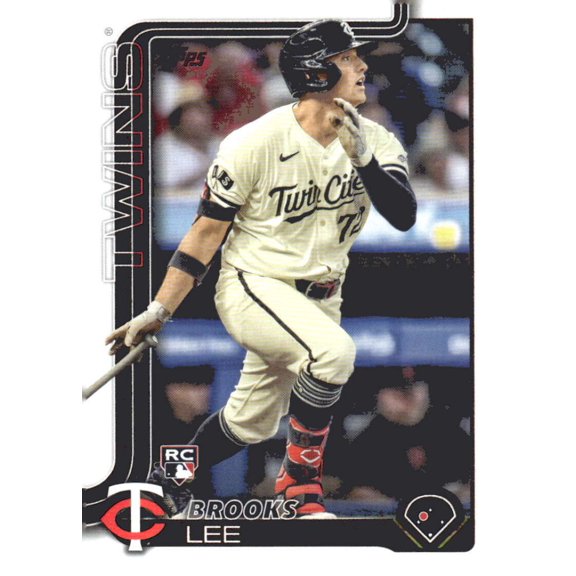 2025 TOPPS #317 BROOKS LEE RC MINNESOTA TWINS
