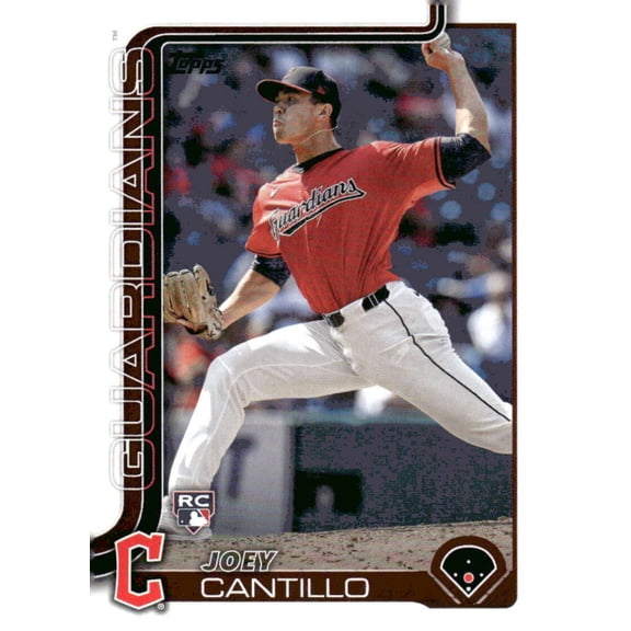 2025 TOPPS #318 JOEY CANTILLO RC CLEVELAND GUARDIANS