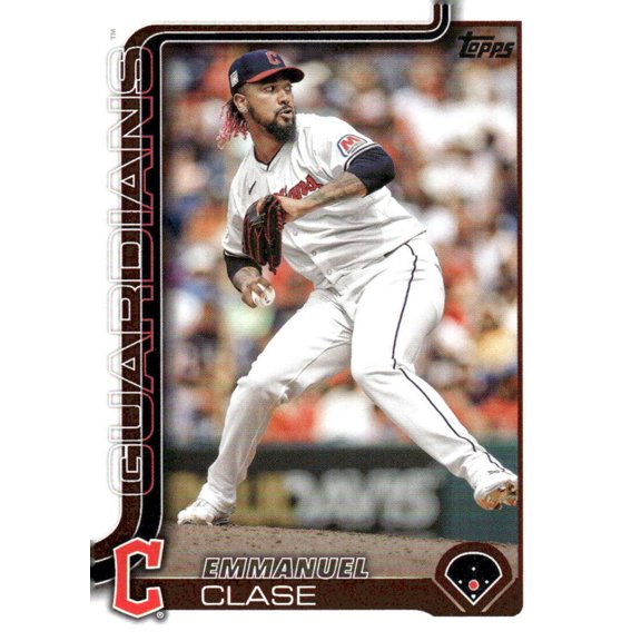 2025 TOPPS #326 EMMANUEL CLASE CLEVELAND GUARDIANS