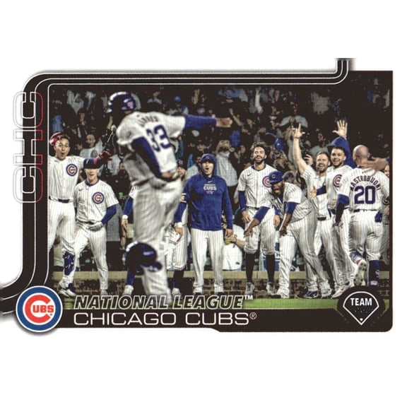 2025 TOPPS #60 CHICAGO CUBS TEAM CARD