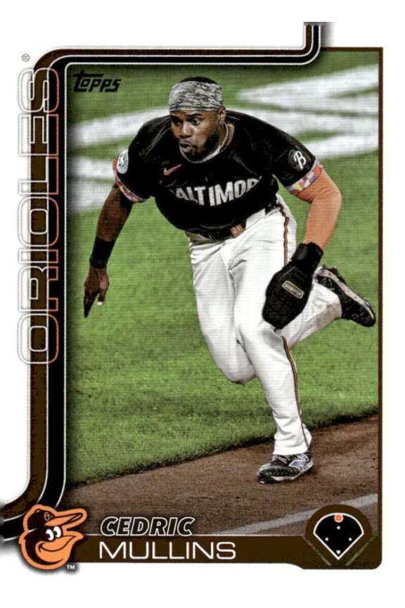 2025 TOPPS #69 CEDRIC MULLINS BALTIMORE ORIOLES