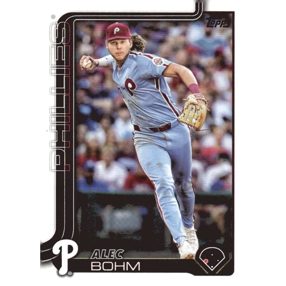2025 TOPPS #7 ALEC BOHM PHILADELPHIA PHILLIES