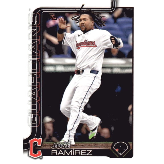 2025 TOPPS #77 JOSE RAMIREZ CLEVELAND GUARDIANS