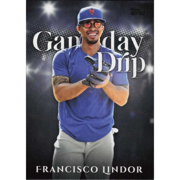 2025 TOPPS CELEBRATION GAMEDAY DRIP #GD-25 FRANCISCO LINDOR NEW YORK METS