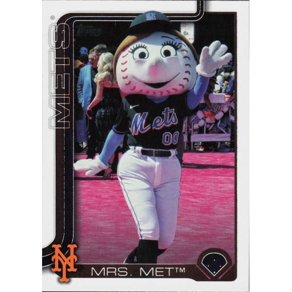 2025 TOPPS CELEBRATION MASCOTS #M-13 MRS. MET NEW YORK METS