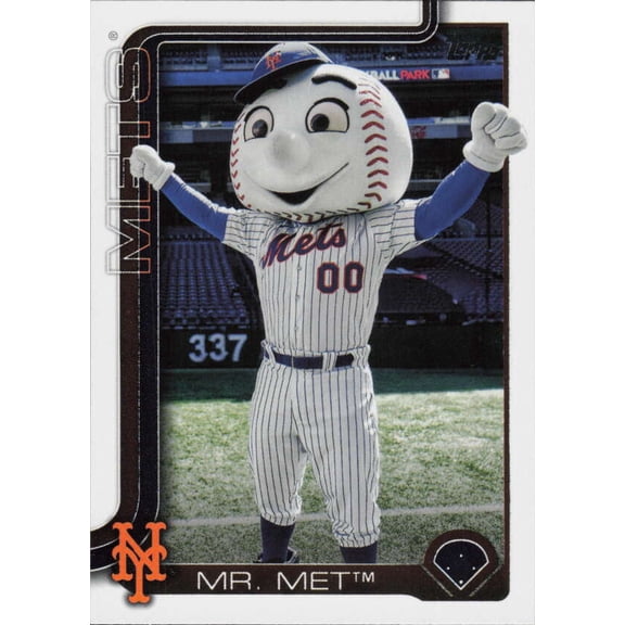 2025 TOPPS CELEBRATION MASCOTS #M-16 MR. MET NEW YORK METS