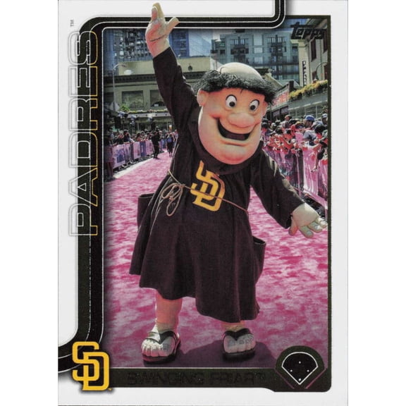 2025 TOPPS CELEBRATION MASCOTS #M-20 SWINGING FRIAR SAN DIEGO PADRES