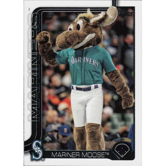2025 TOPPS CELEBRATION MASCOTS #M-21 MARINER MOOSE SEATTLE MARINERS