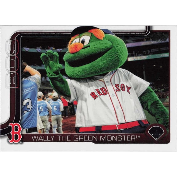 2025 TOPPS CELEBRATION MASCOTS #M-4 WALLY THE GREEN MONSTER BOSTON RED SOX