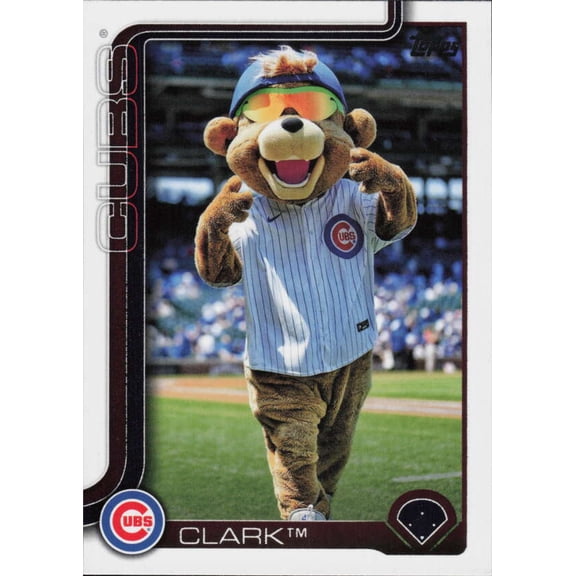 2025 TOPPS CELEBRATION MASCOTS #M-5 CLARK CHICAGO CUBS