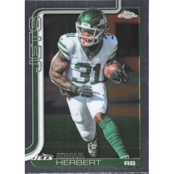 2025 TOPPS CHROME #131 KHALIL HERBERT NEW YORK JETS