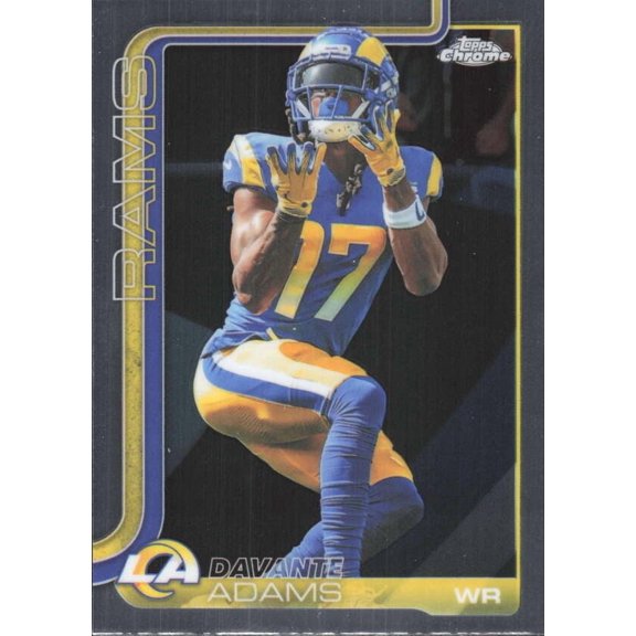 2025 TOPPS CHROME #165 DAVANTE ADAMS LOS ANGELES RAMS