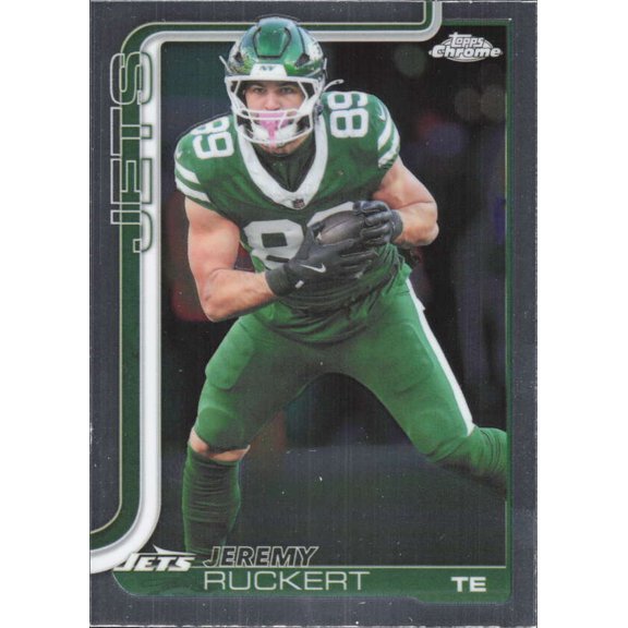 2025 TOPPS CHROME #239 JEREMY RUCKERT NEW YORK JETS