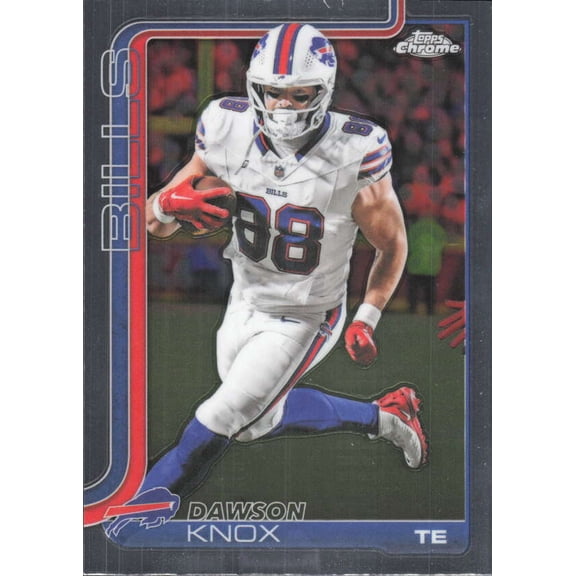 2025 TOPPS CHROME #33 DAWSON KNOX BUFFALO BILLS