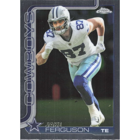 2025 TOPPS CHROME #75 JAKE FERGUSON DALLAS COWBOYS