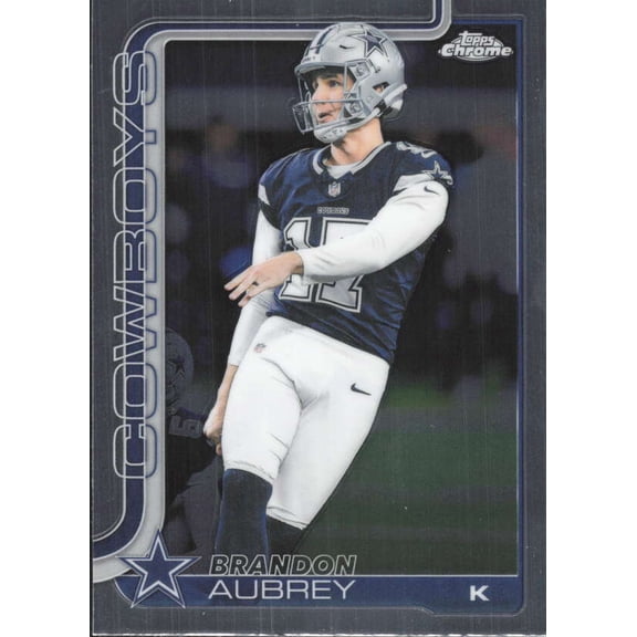 2025 TOPPS CHROME #81 BRANDON AUBREY DALLAS COWBOYS