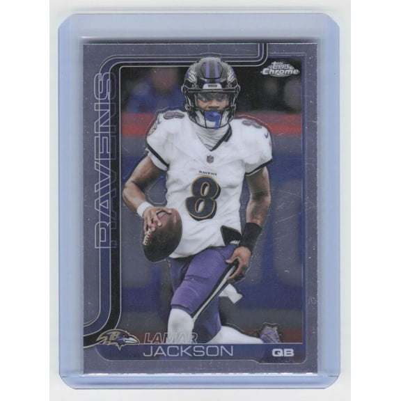 2025 TOPPS CHROME LAMAR JACKSON #24