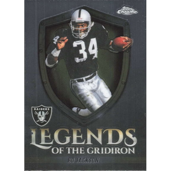 2025 TOPPS CHROME LEGENDS OF THE GRIDIRON #LOG-17 BO JACKSON LOS ANGELES RAIDERS