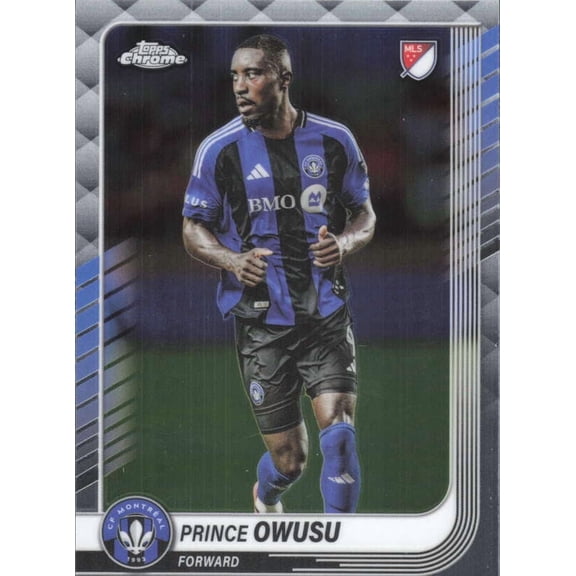 2025 TOPPS CHROME MLS #162 PRINCE OWUSU CF MONTR?AL