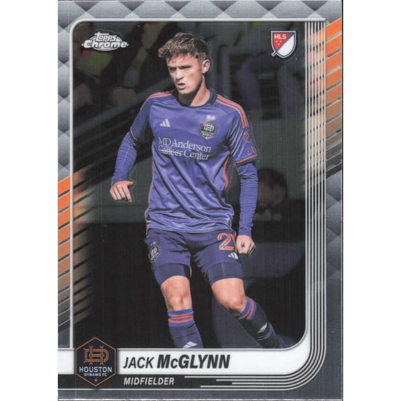 2025 TOPPS CHROME MLS #26 JACK MCGLYNN HOUSTON DYNAMO