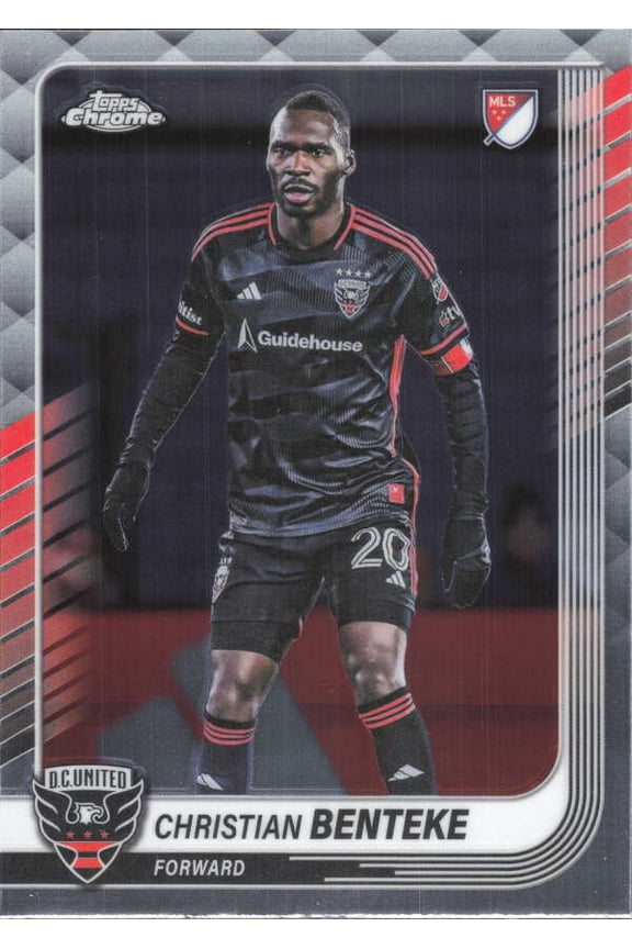 2025 TOPPS CHROME MLS #43 CHRISTIAN BENTEKE D.C. UNITED
