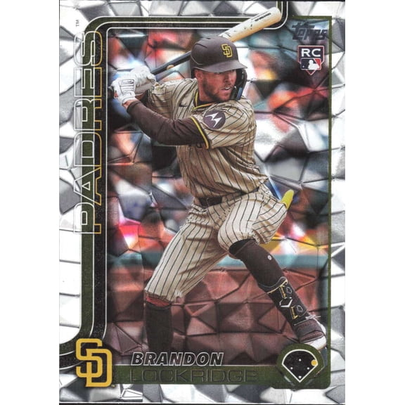 2025 TOPPS DIAMANTE FOIL #568 BRANDON LOCKRIDGE RC SAN DIEGO PADRES