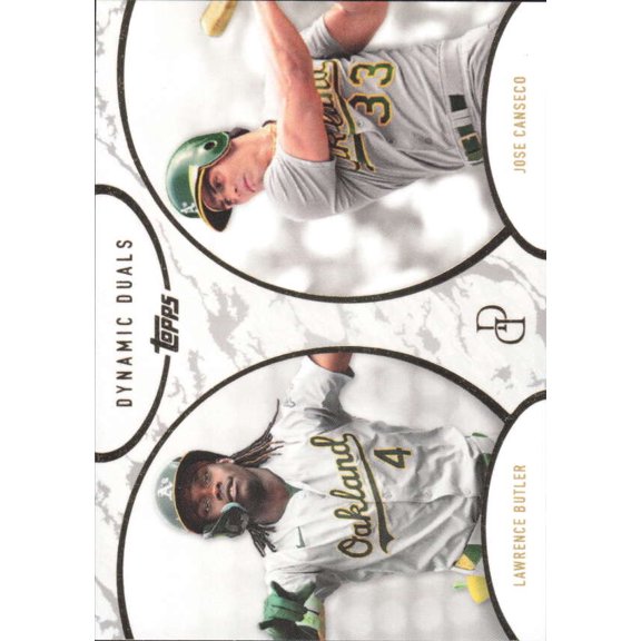 2025 TOPPS DYNAMIC DUALS #35 LAWRENCE BUTLER/JOSE CANSECO OAKLAND ATHLETICS
