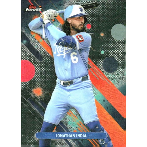 2025 TOPPS FINEST COMMON #37 JONATHAN INDIA KANSAS CITY ROYALS