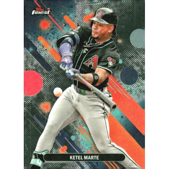 2025 TOPPS FINEST COMMON #68 KETEL MARTE ARIZONA DIAMONDBACKS